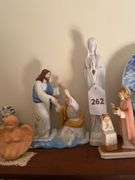 Religious and angel figurines