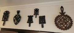 Cast Iron Trivets - 13 pieces