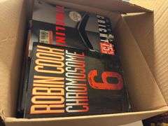 3 boxes of books