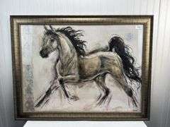 framed Dupré Horse Print