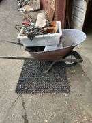 Wheel barrow & contents