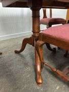 Lexington double Pedestal Cherry Dining Room Table