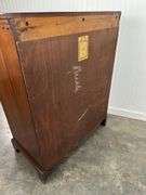 Davis cabinet company six drawer chest in dark walnut