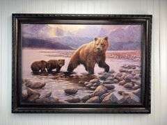 Framed BK Marris Print