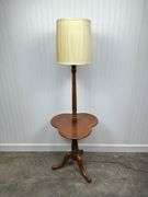 Maple side table lamp 56” - tell city style (not marked)