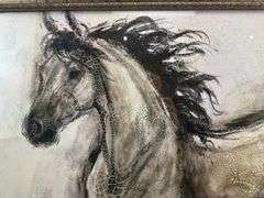 framed Dupré Horse Print