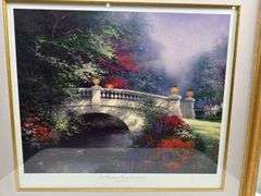 Two framed prints by Jonna White and Thomas Kincaid