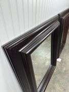2 New Heavy Framed Beveled Edge Mirrors