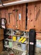 Contents of back wall cabinets