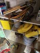 Contents of back wall cabinets