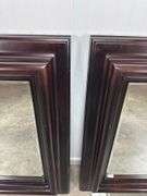 2 New Heavy Framed Beveled Edge Mirrors