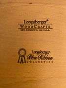 Longaberger Double Handled Craft Basket with lid 19”W x 12”D x 8.5”H