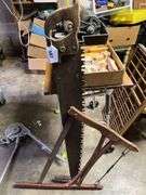 2 antique saws