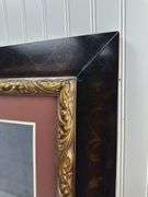 Framed G.Harvey “Texas Cowboys” (glass cracked) and “Ranger Outpost” prints