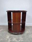 Cherry Side Table - with turn style storage