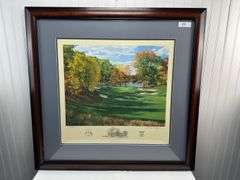 “The 3rd Hole, “Pond,” The Country Club, Brookline, Massachusetts by Linda Hartough