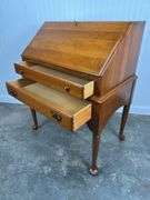 Davis Cabinet Company drop-front Secretary in furnished cherry finish