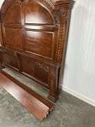King Size Cherry Bed with cherry bed rails