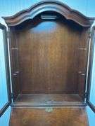 Jasper Cabinet Company Secretary - Cherry finish with backlit upper (missing shelf)