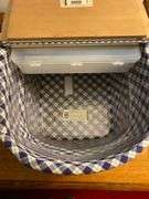 Longaberger Double Handled Craft Basket with lid 19”W x 12”D x 8.5”H