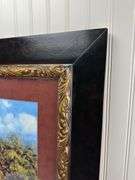 Framed G.Harvey “Texas Cowboys” (glass cracked) and “Ranger Outpost” prints