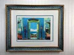 Two framed prints by Jonna White and Thomas Kincaid