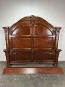King Size Cherry Bed with cherry bed rails