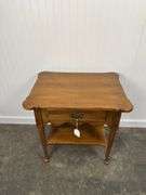 Ethan Allen Maple one door side table