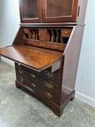 Jasper Cabinet Company Secretary - Cherry finish with backlit upper (missing shelf)