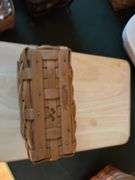2 piece longaberger casserole with small hostess appreciation basket