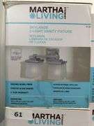QTY 4 - Martha Stewart Living Skylands 2-Light Vanity Fixtures