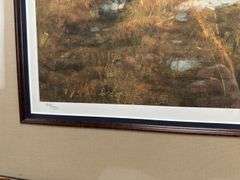 “Shooting the High Field” by Robert K. Abbett framed limited edition print 37 x 29