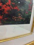Two framed prints by Jonna White and Thomas Kincaid