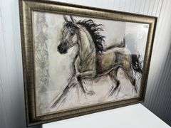 framed Dupré Horse Print