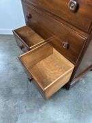 Davis cabinet company six drawer chest in dark walnut