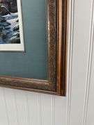 “Headed Home” framed Terry Redlin 1990 print