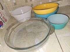 Philbe Sapphire Blue Ovenware, Mixing Bowls, Betty Crocker Bowls