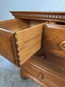 Davis cabinet company solid walnut seven drawer dresser