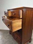 Davis cabinet company six drawer chest in dark walnut