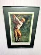 6 pc Framed Golf Prints