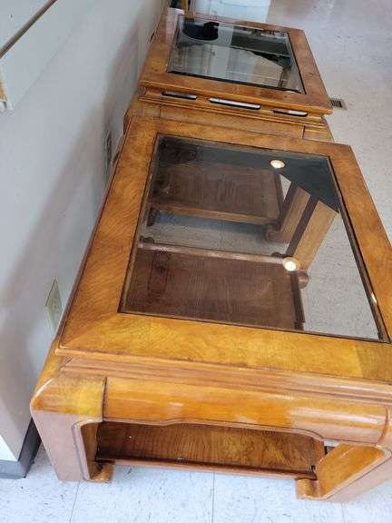 Antique Schnadig Chinoiserie Chow Leg Side Tables  29 x 22 x 24