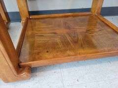Antique Schnadig Chinoiserie Chow Leg Side Tables  29 x 22 x 24