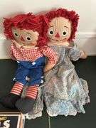 Raggedy Ann and Andy dolls