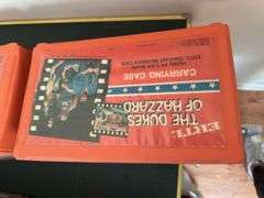 Vintage matchbox cars and 2 Dukes of Hazard carrying cases