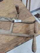 2 antique hay knives