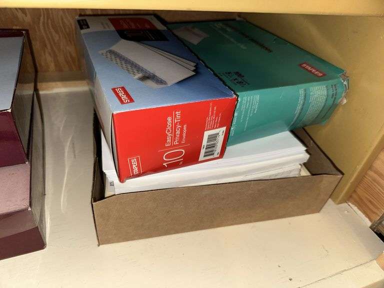 Contents of cabinet