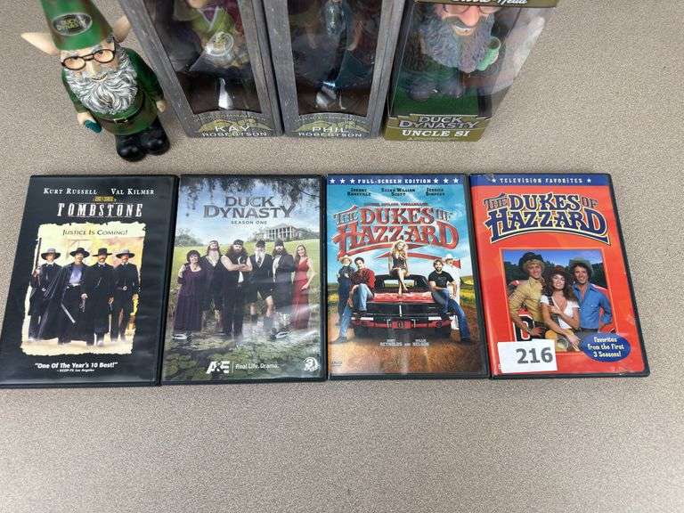 Duck Dynasty collection and misc DVDS in cases