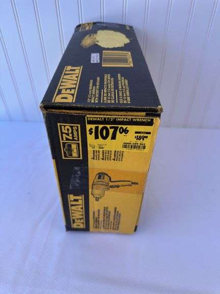 Dewalt 1/2 inch electric impact - New