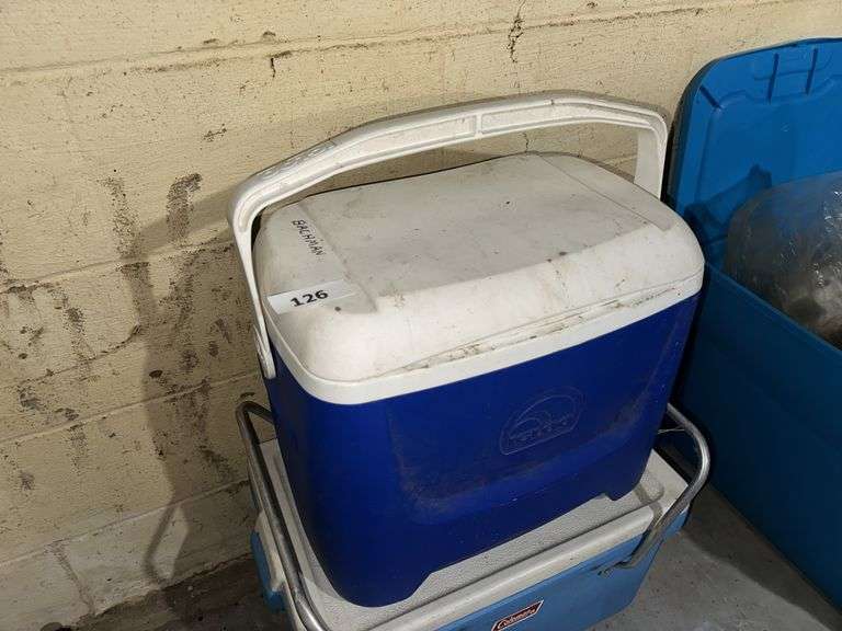 Vintage Coleman cooler, Igloo cooler