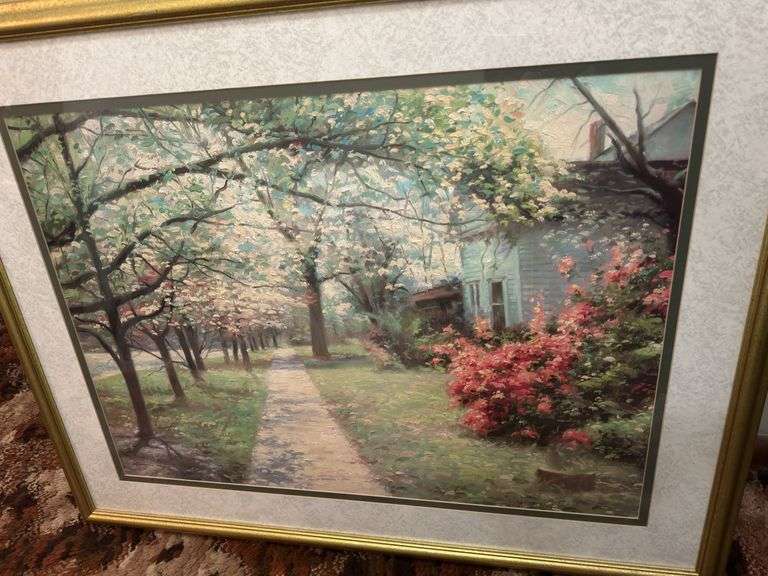42” x 34” Framed picture by Thompson